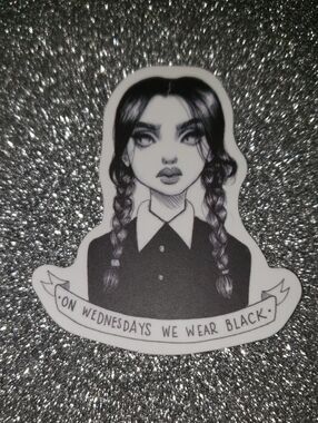 10/$10 ADDAMS FAMILY waterproof sticker Horror